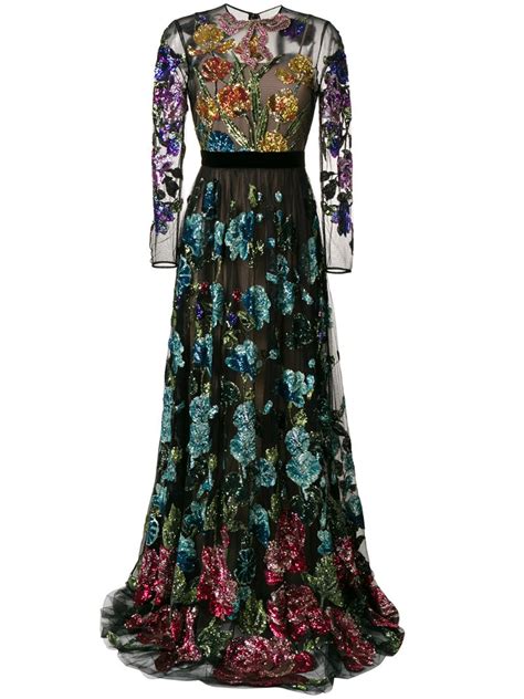 gucci floral dress|Gucci maxi dress floral.